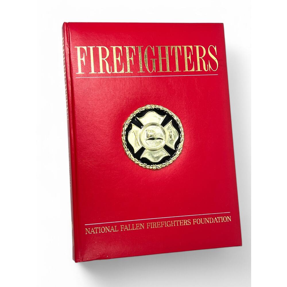 Firefighters National Fallen Leatherbound Collectible Coffee Table Book